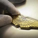 Aston Martin Wings Badge Gold