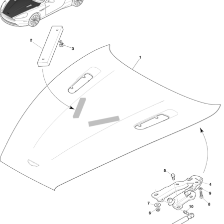 Later DB9 Body Ancillary Parts, COUPE (Page 2)
