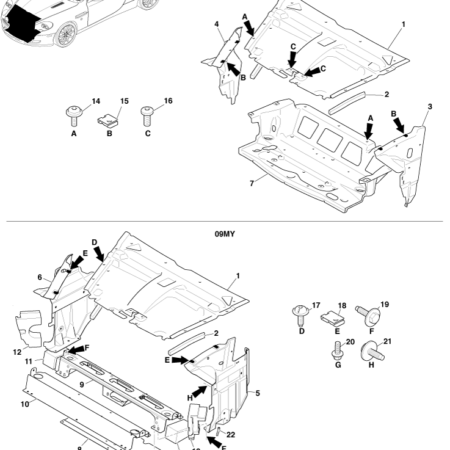 Early DB9 Body Parts | Aston Store