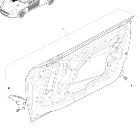Early DB9 Body Parts | Aston Store