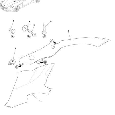 Early DB9 Interior Car Parts | Aston Store