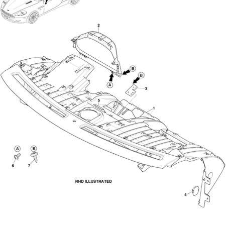 Early DB9 Console and Switches | Aston Martin