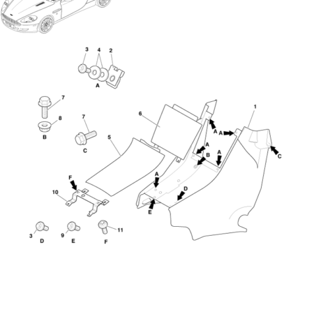 Early DB9 Console and Switches | Aston Martin