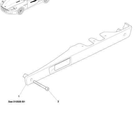 Later DB9 Inner Door Handle Assembly & Actuation