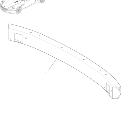 Later DB9 Rear Bumper Structures