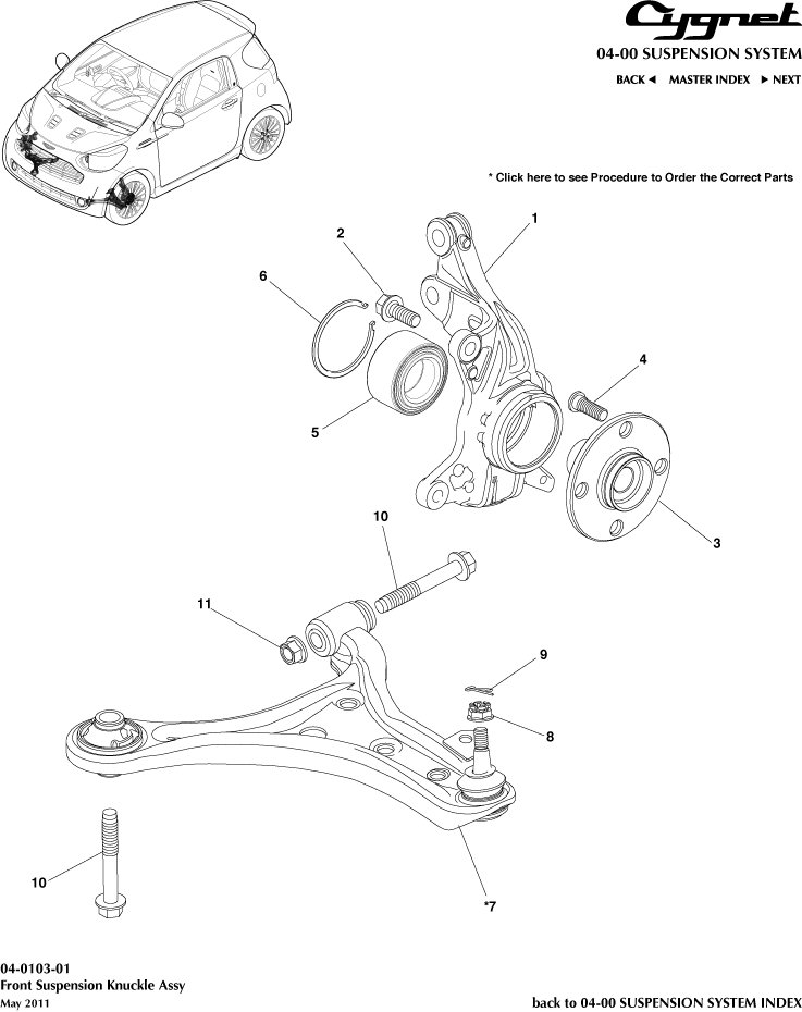 Front Suspension Knuckle Assembly Aston Store