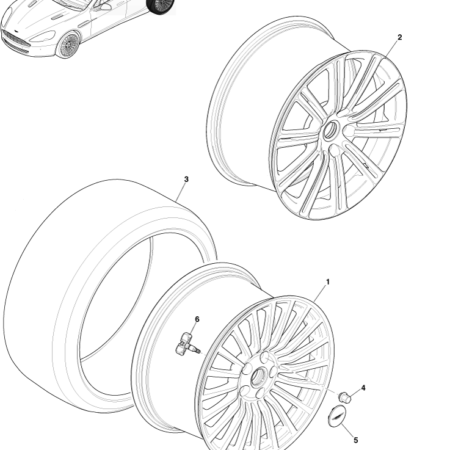 Rapide Rear Wheel and Tyre Assembly