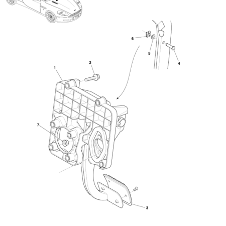 Early DB9 Brake Actuator Assembly (Manual)