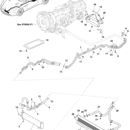 Early DB9 Transmission Parts