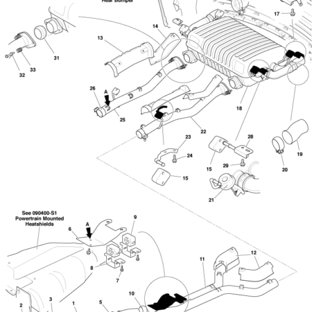V12 Zagato Exhaust System