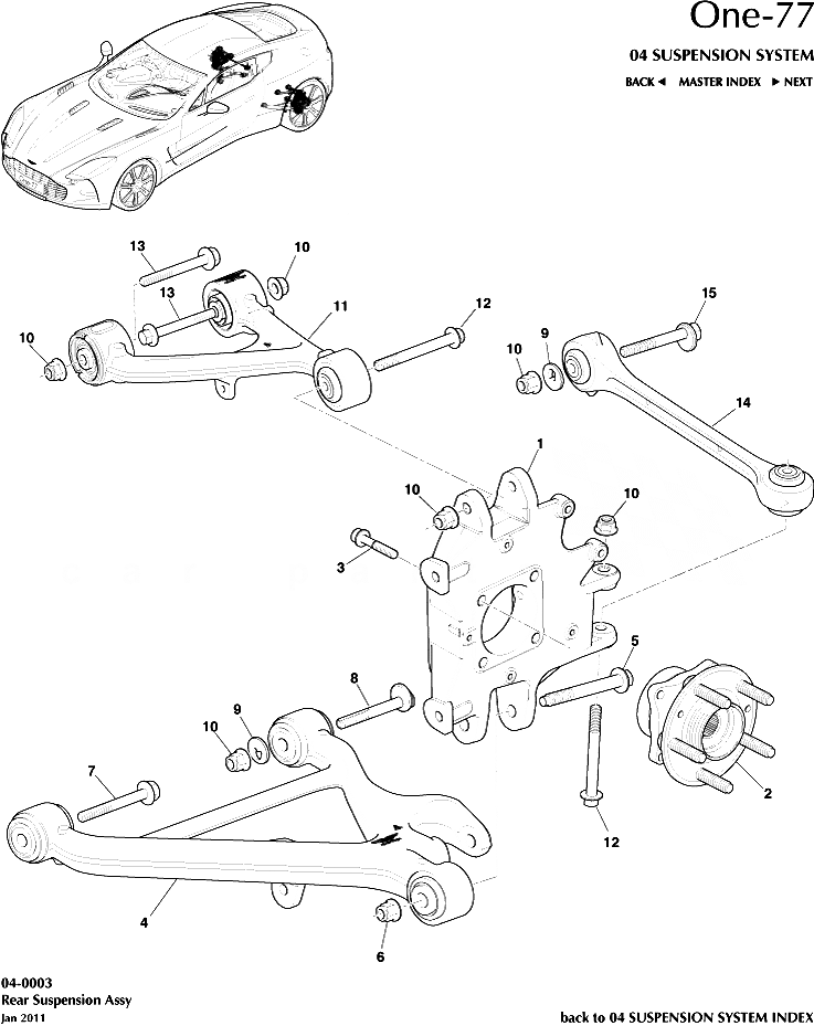Aston Store Rear Suspension Assembly Aston Store