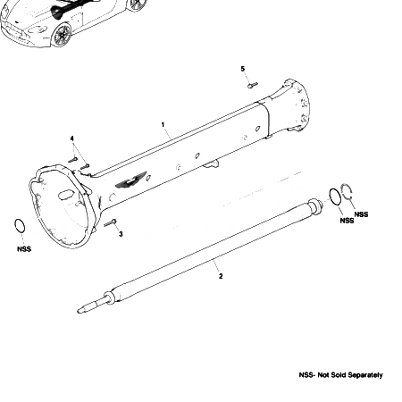 V12 Vantage Driveshaft Assembly (Manual)
