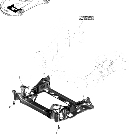 Later DB9 Front Frame Sub-System