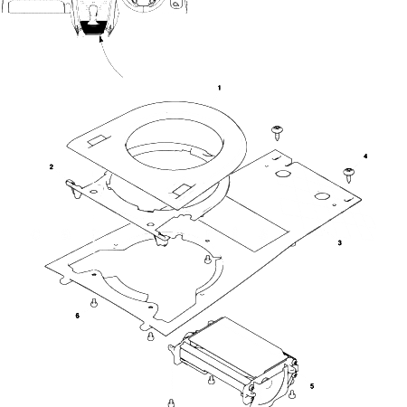 DBS V12 Centre Console Panel Assembly (Utility Tray)