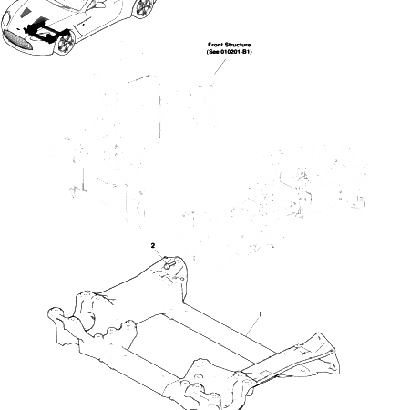 V12 zagato Front Frame Sub System