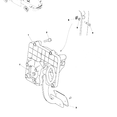 Early DB9 Brake Actuator Assembly (Auto)