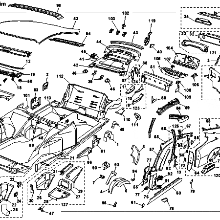 DB7 i6 (97) Coupe Body Panels