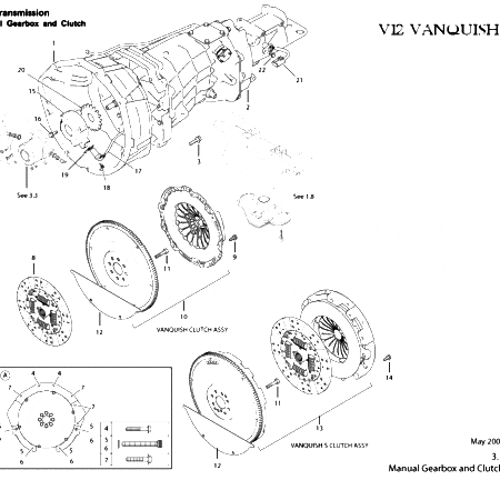 Vanquish 1st Gen Manual Gearbox and Clutch