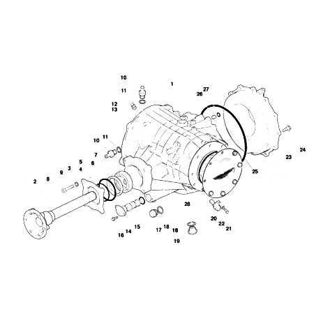 DBS V12 Automatic Transaxle (Differential)
