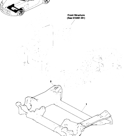 V12 Vantage Front Frame Sub System