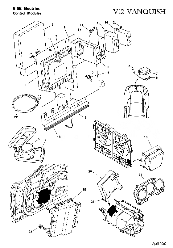 Aston Store MODULEPATS CONTROL For The Aston Martin DB7