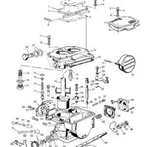 AMV8 Saloon Post 1980 Carburettor and Manifold Parts