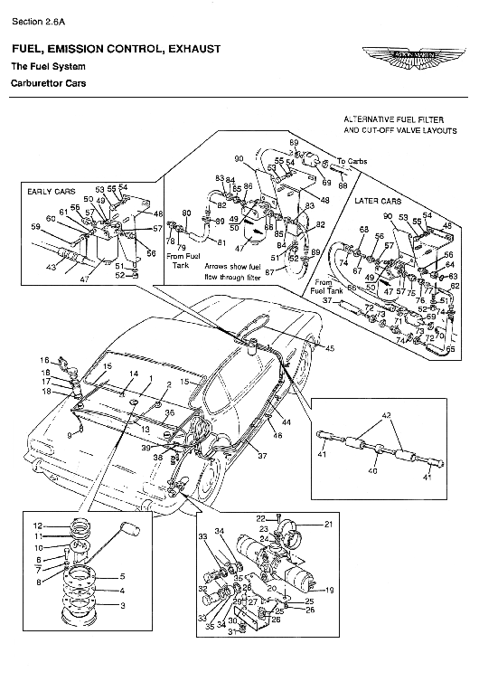 AMV8 Fuel System for Carburettor Car Parts Aston Store