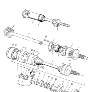 AMV8 Hypoid Unit, Driveshaft and Hub Assembly Parts