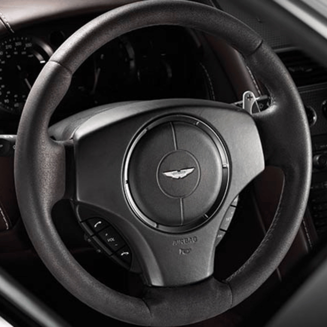 Aston Martin Alcantara Steering Wheel Bluetooth and Cruise Pre 08