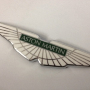 Aston Martin V12 Engine Cover Wings Badge