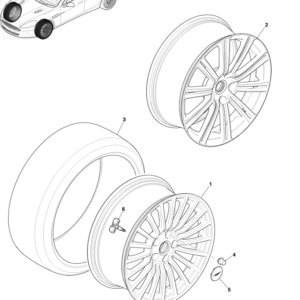 Rapide Front Wheel and Tyre Assembly