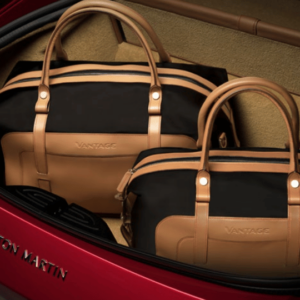 Aston Martin V12 Vantage four piece fabric luggage set