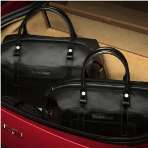 Aston Martin Vantage four piece Leather luggage set
