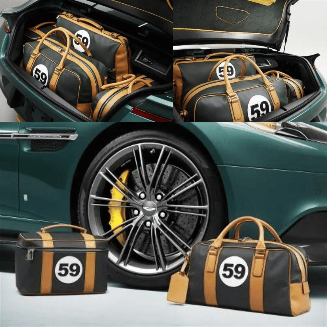 4 Piece Le Mans Luggage Set for Aston Martin DB7 Vantage