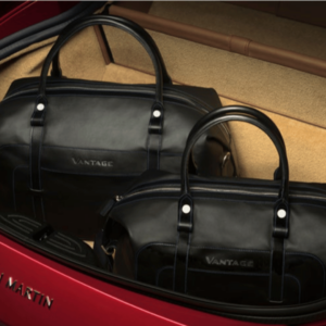 Aston Martin 2019 Vantage 4 Piece Luggage Set in Black Leather