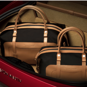 Aston Martin 2019 Vantage 4 Piece Luggage Set in Tan Leather
