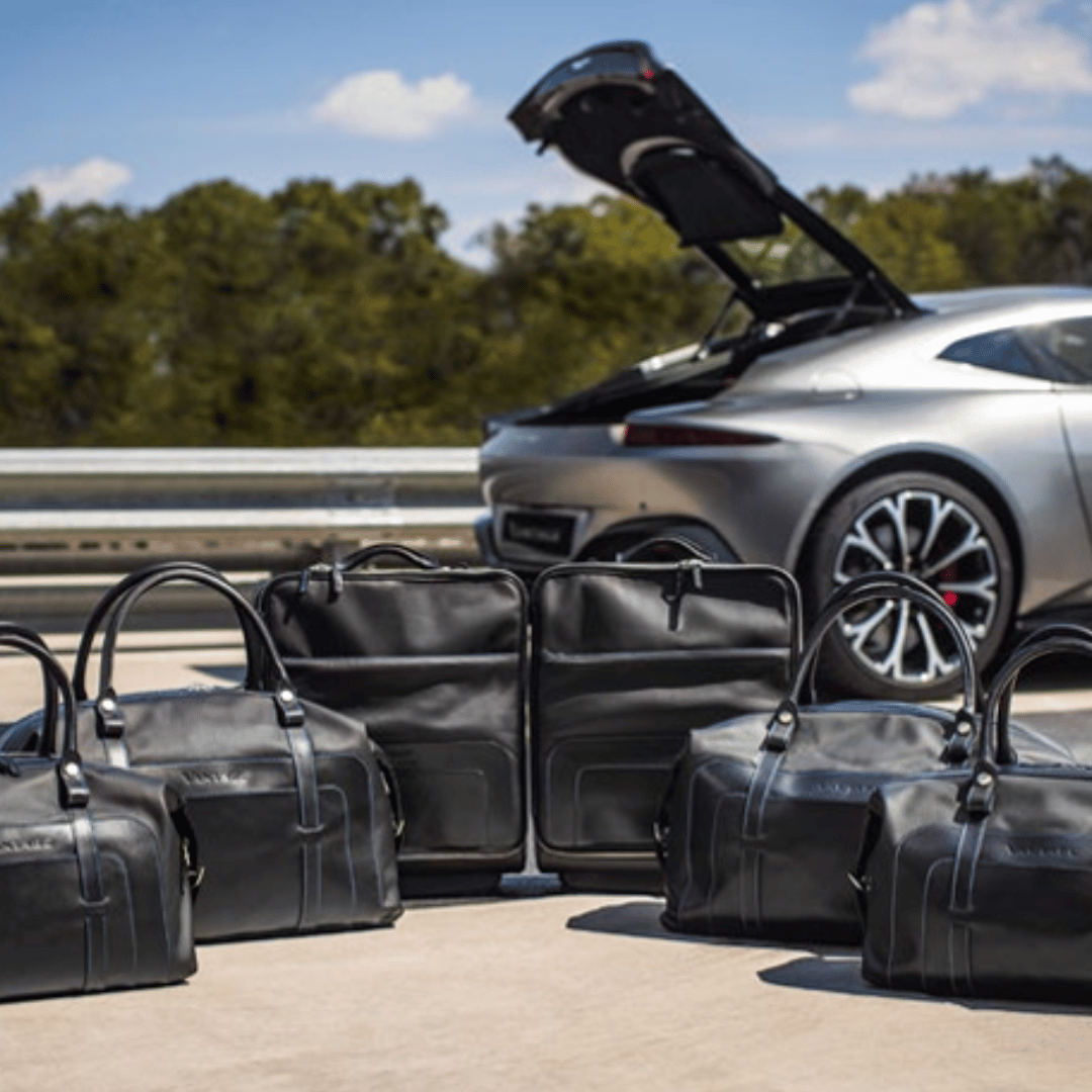 Aston Martin 2019 Vantage Leather 7 Piece Luggage Set