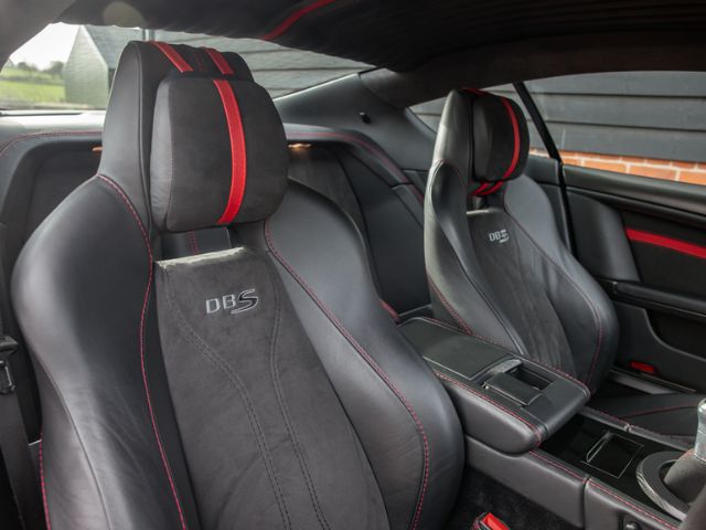 Interior seats on the DBS Car