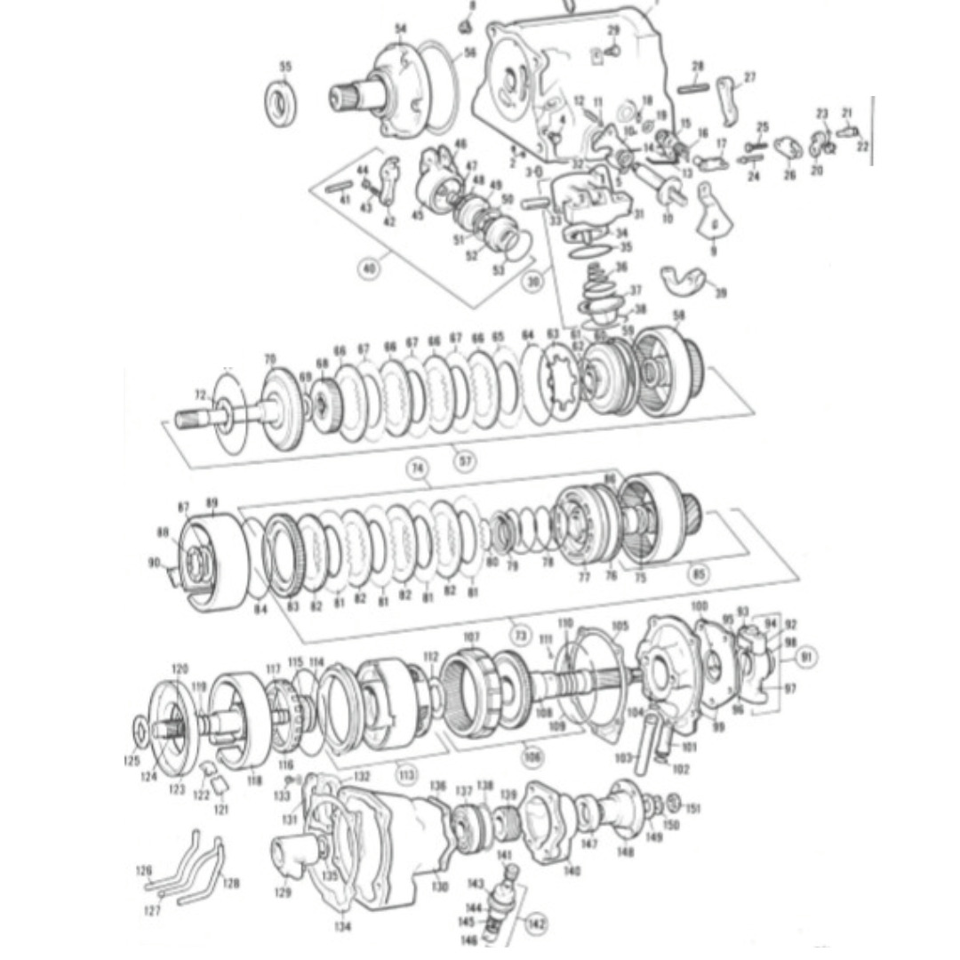 DBS Automatic Transmission Geartrain Parts