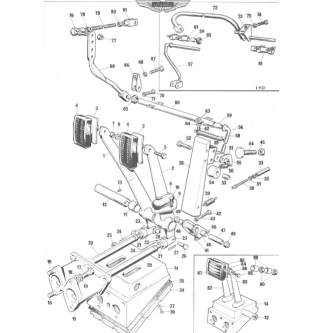 DBS Pedal Gear Parts