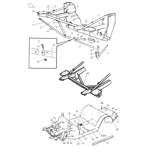 AMV8 Chassis Frame Parts Aston Store