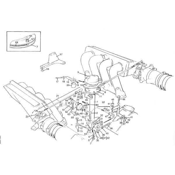 AMV8 EFI Throttle Linkage Parts