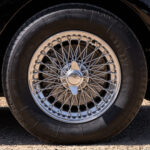 Close up picture of the wheels on the DB MK III