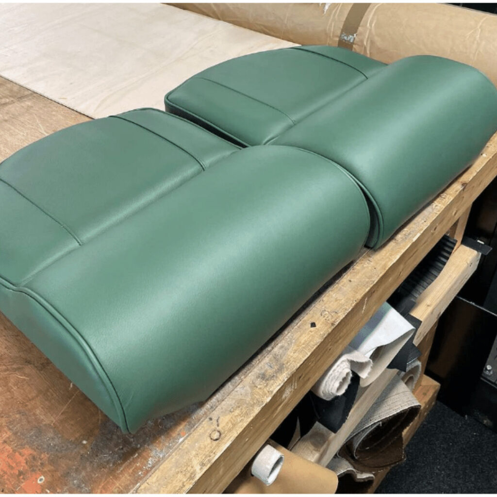 Photo of the Seats on the Jaguar D Type