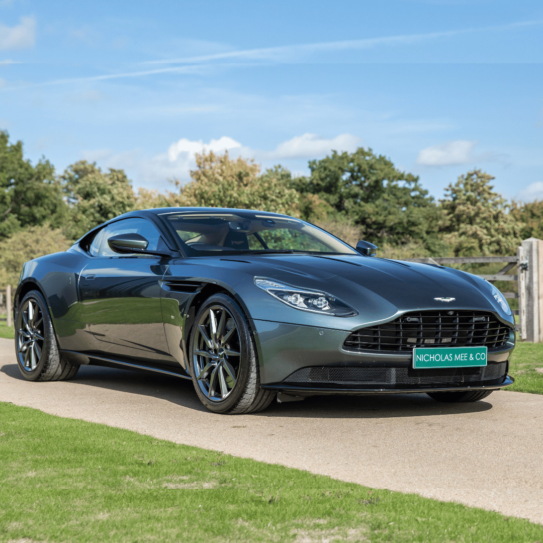 Mirror glass with blind spot monitoring for Aston Martin DB11