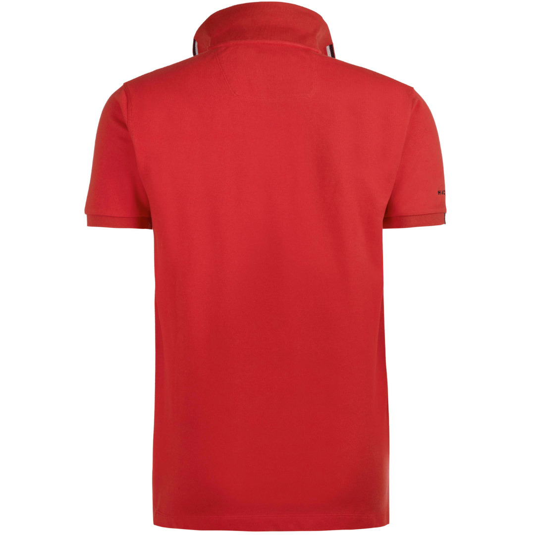 Aston Martin Racing Hackett Large Red Polo Shirt AMR (Clothing) Rear of Top