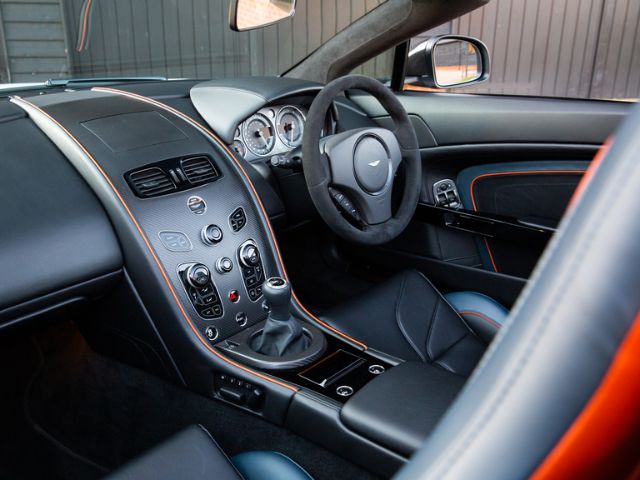 Interior of the Aston Martin V12 Vantage AMR Roadster