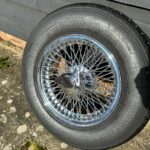 Close up of DB6 Wheel with Spinner on
