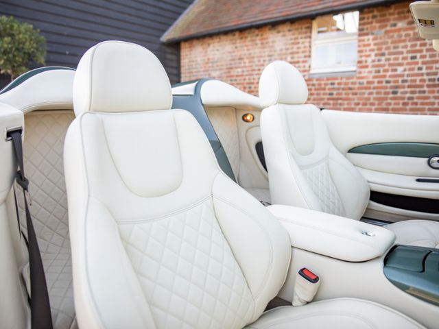 The interior with soft white Leather seats