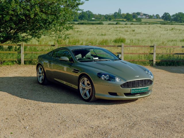 An Aston Martin DB9 one of the New era models produced in the Gaydon Factory
